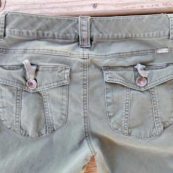 Sage Green Union Bay Leg Pocket Women's Low Rise Skinny Jeans Size 9 - Picture 7 of 7